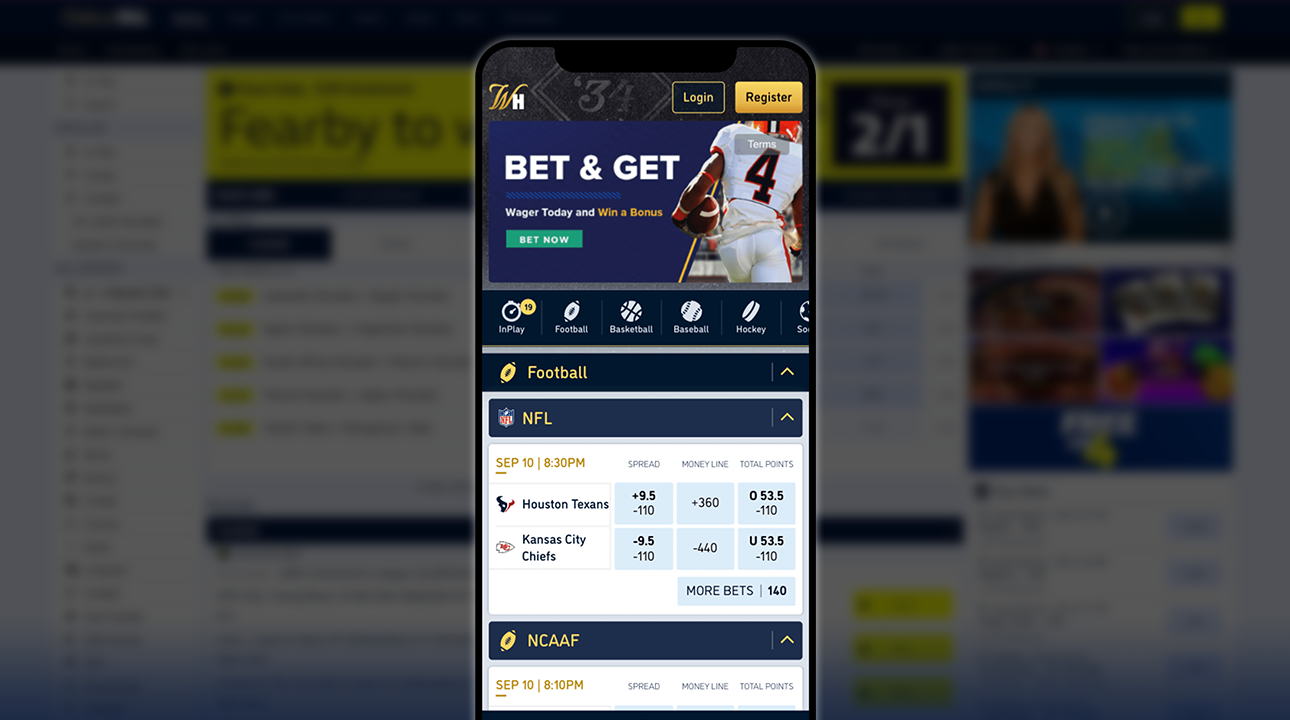 William Hill App for iOS and Android