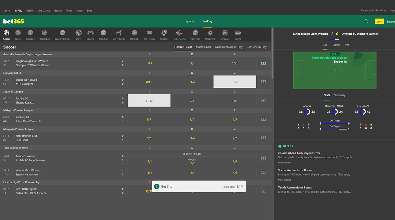 How to bet on bet365?