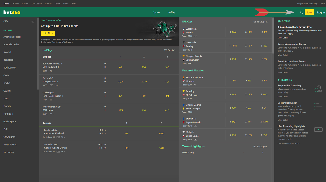 How to open bet365 account in India?