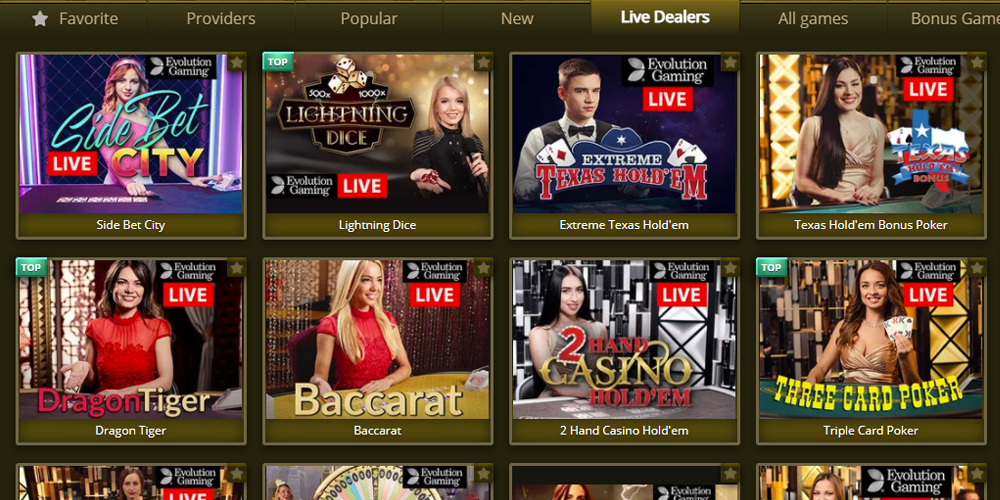 Bollywood Casino Live Dealer Games